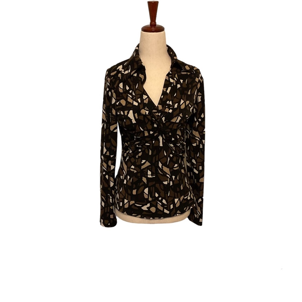 Small, patterned blouse